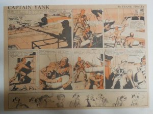 Captain Yank Sunday by Frank Tinsley from 9/20/1942 Size: 11 x 15 inches