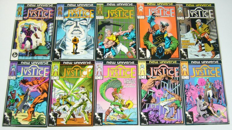 Justice #1-32 VF/NM complete series - new universe - peter david set lot