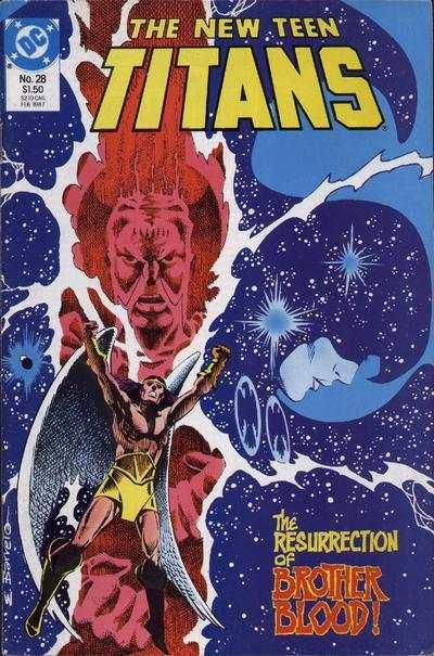 New Teen Titans (1984 series) #28, VF+ (Stock photo)