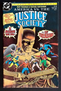 America vs. The Justice Society #1 (1985) - DC's Trial of the JSA - VF