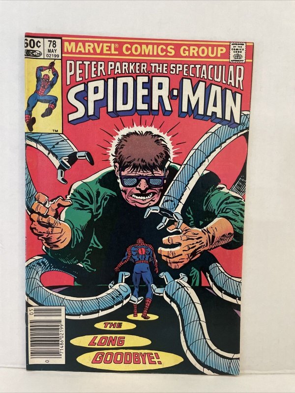 The Spectacular Spiderman #78 Newsstand 