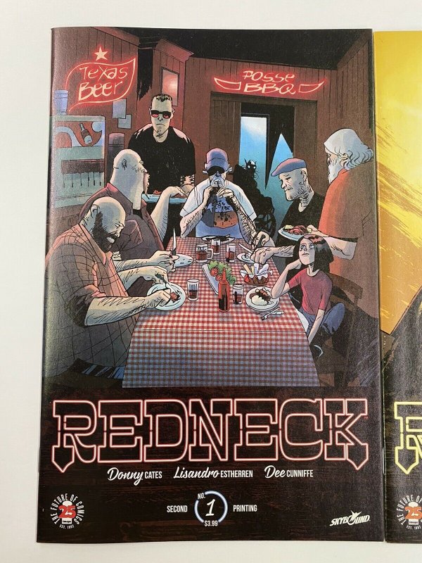 REDNECK #1 2nd Second Print + #2 1st Print NM DONNY CATES IMAGE COMICS 2017