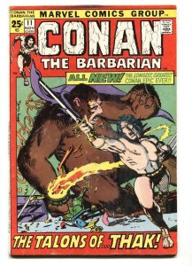 CONAN THE BARBARIAN #11 1971-MARVEL COMICS - VG