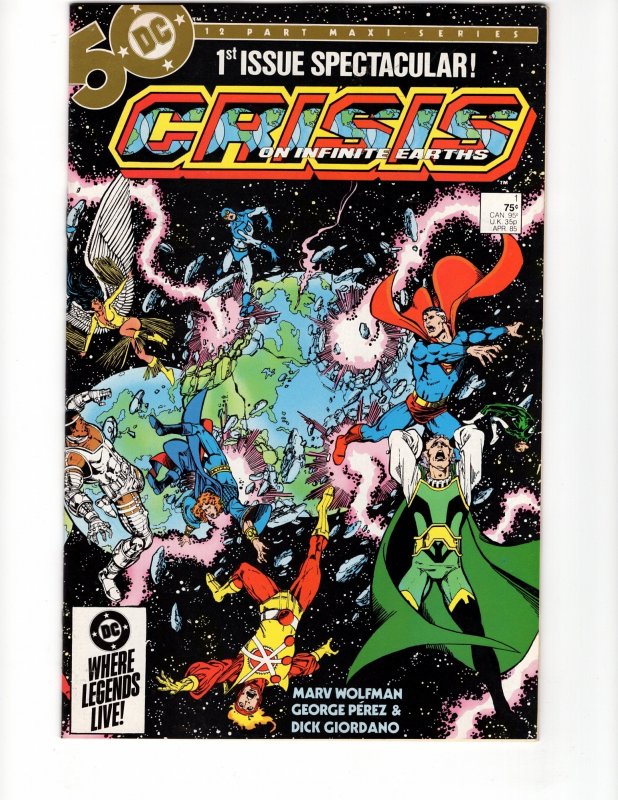 Crisis on Infinite Earths #1 * Copper Age Landmark Event! * / ID#16