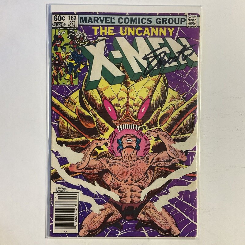 Uncanny X-Men 162 1982 Signed by Jim Shooter Newsstand Marvel VG very good 4.0