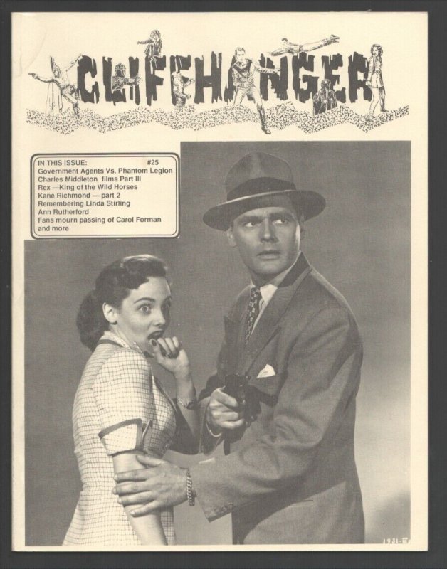 Cliffhanger #25 1998-WOY-zine for fans & collectors of serials-Charles Middle...