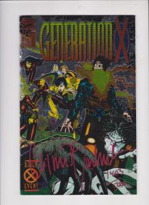 GENERATION-X-VOL.1-#1 - 1994-MARVEL--COA-SIGNED BY CHRIS BACHALO--#1403 OF 5000