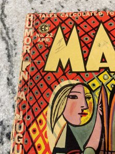 MAD # 22 PR/GD Golden Age EC Comic Book Magazine Pre-Code Humor 4 J877