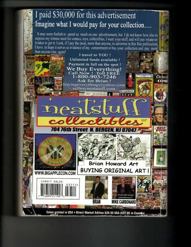 Official Overstreet Comic Book Price Guide # 37 Gemstone Publishing JK9