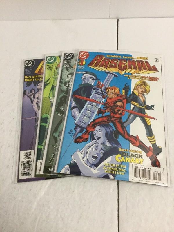 Arsenal 1-4 Lot Set Run Nm Near Mint DC Comics IK