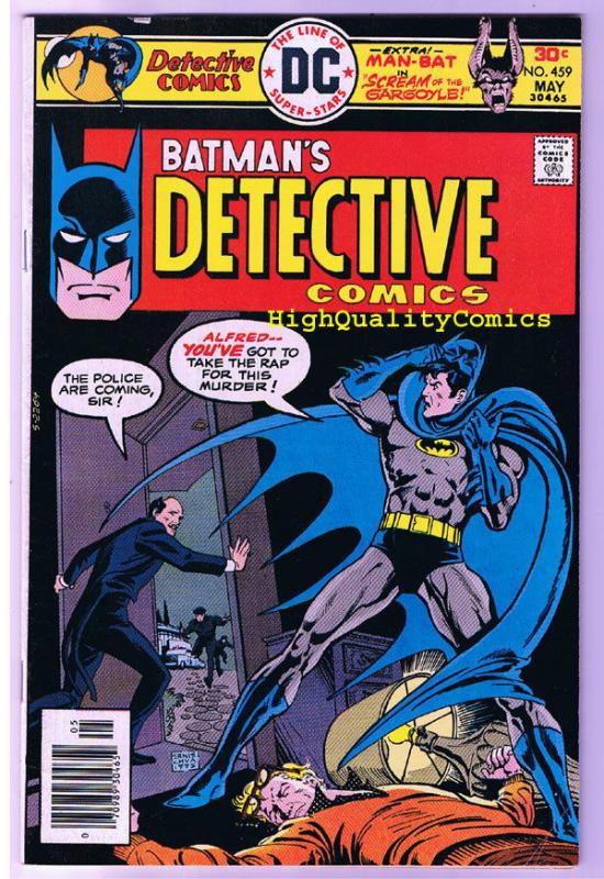 DETECTIVE COMICS #459, FN/VF, Batman, Ernie Chan, Man-Bat, more BM in store