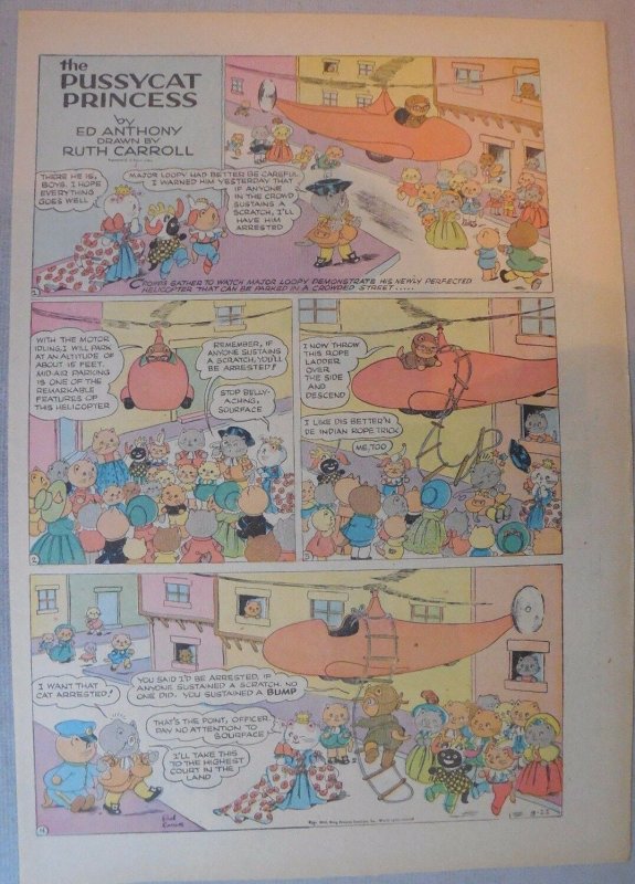 (38) Pussycat Princess by Ruth Carroll from 1943 Near Complete Year!