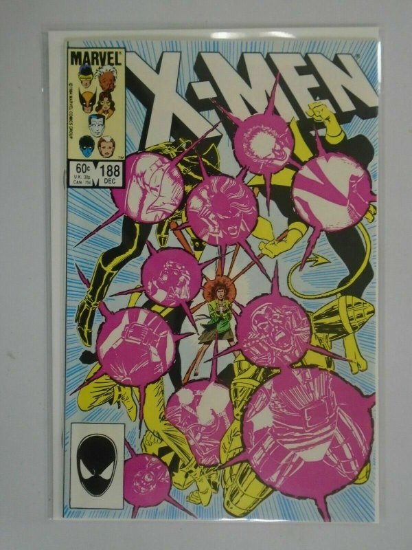 Uncanny X-Men #188 Direct edition 8.5 VF+ (1984 1st Series)