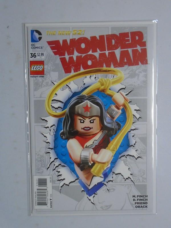 Wonder Woman #36 B - Lego Variant - 4th Fourth Series - 8.5 - 2015