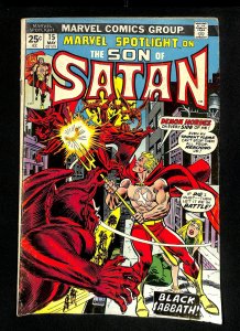 Marvel Spotlight #15 Son of Satan!