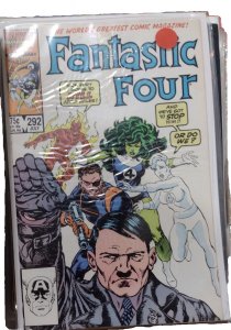 Fantastic Four  # 292 1986 MARVEL JOHN BYRNE she hulk nick fury key HITLER COVER