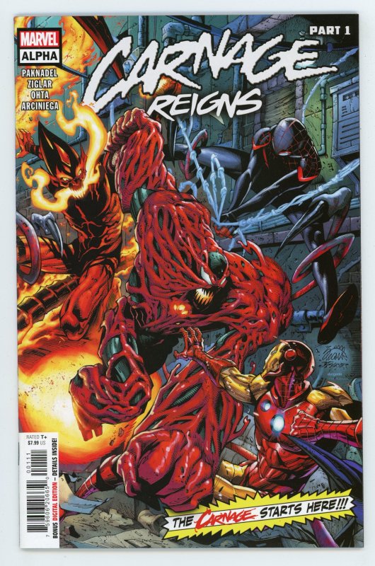 Carnage Reigns: Alpha #1 Miles Morales NM