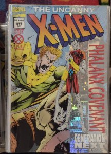 UNCANNY X-MEN # 317  1994 MARVEL phalanx covenant key 1st blink foil variant