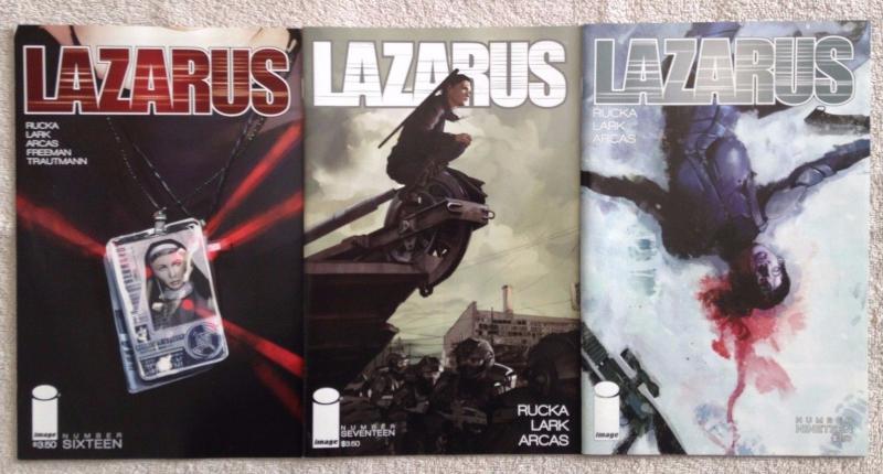 LAZARUS - Three (3) Issue Lot - #16, #17, #19 - by Rucka (Gotham Central)