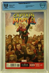 Captain Marvel #17 CBC 9.8 ? 2nd Appearance Kamala Khan Ms Marvel Disney+