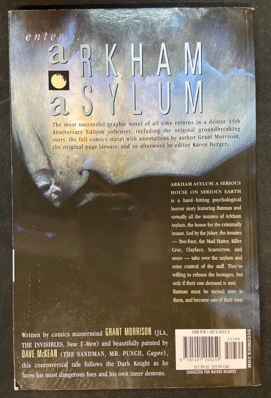 Batman: Arkham Asylum the Deluxe Edition - by Grant Morrison (Hardcover)