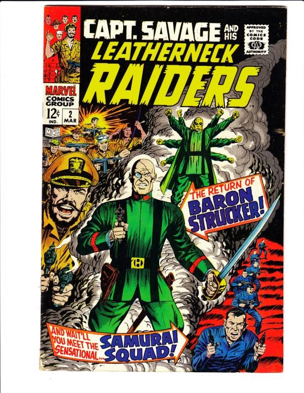 Captain Savage and His Leatherneck Raiders #2 (Mar-68) VF+ High-Grade Captain...