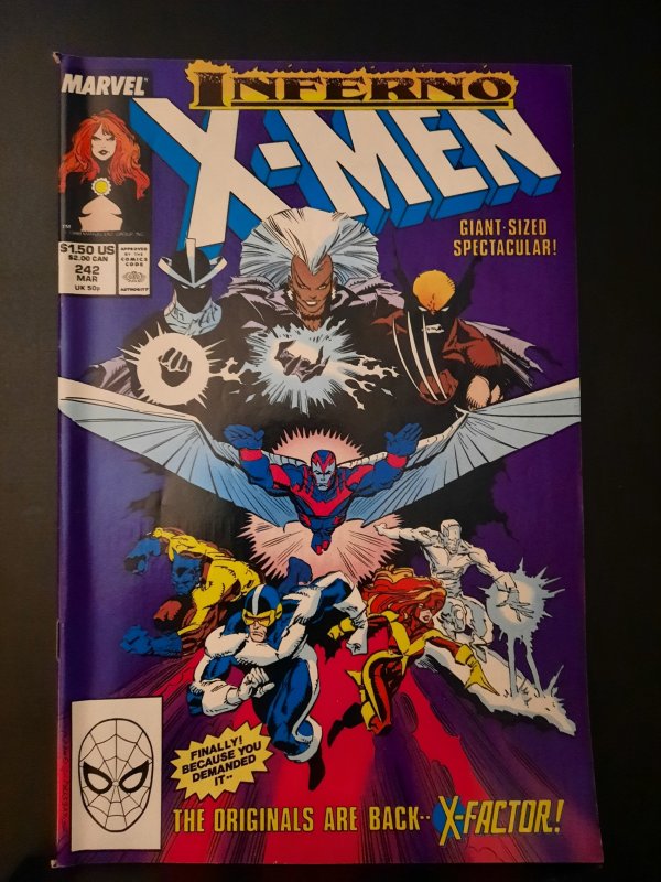 The Uncanny X-Men #242 (1989) VF