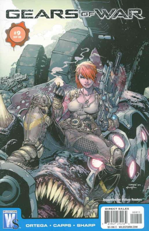 Gears of War #9 VG; WildStorm | low grade comic - save on shipping - details ins