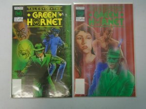 Tales of the Green Hornet set #1+2 8.0  VF (1990 NOW Comics 1st Series)