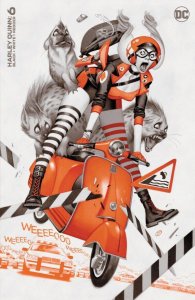 Harley Quinn: Black + White + Redder #6 Tedesco Cover (2024)