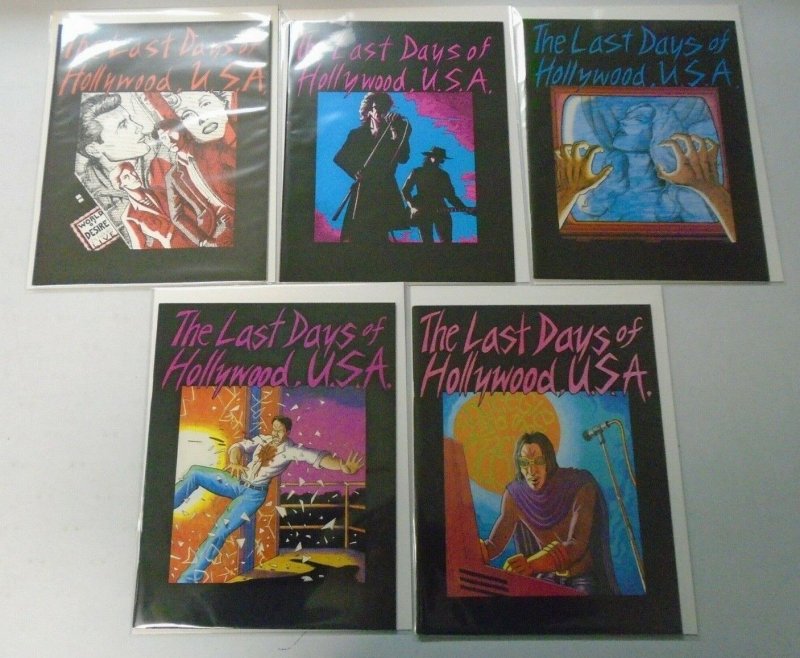 Last Days of Hollywood USA set:#1-5 8.0 VF (1994 Mark Tompkins) 