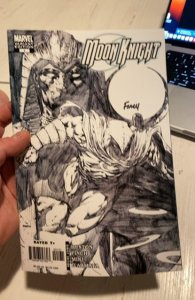 Moon Knight #1 Sketch Cover (2006)signed by David finch nm
