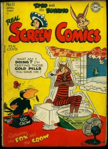 Real Screen Comics #11 1947- Fox & Crow- DC Funny Animal G/VG