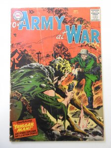 Our Army at War #62 GD 2 in cumulative spine split, cover detached top staple