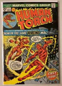 Human Torch #1 Marvel 1st Series (5.0 VG/FN) (1974)