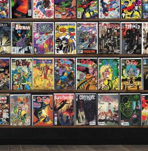 Huge Lot 150+ Comics with Captain Marvel, Doctor Fate, X-Men 2099 & More!