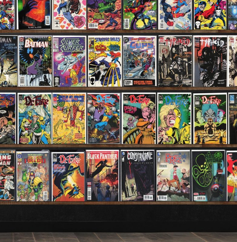 Huge Lot 150+ Comics with Captain Marvel, Doctor Fate, X-Men 2099 & More!