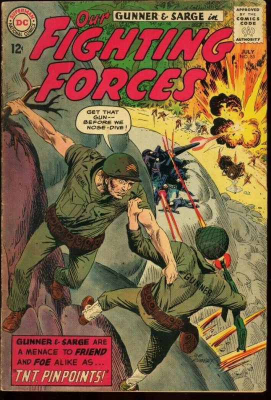 OUR FIGHTING FORCES #85-JOE KUBERT-DC WAR VG