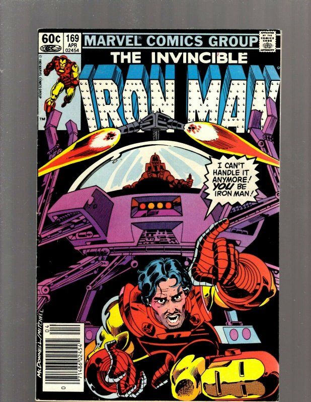 Lot of 12 Iron Man Comics #162 165 166 169 173 184 185 187 189 193 194 195 GB2