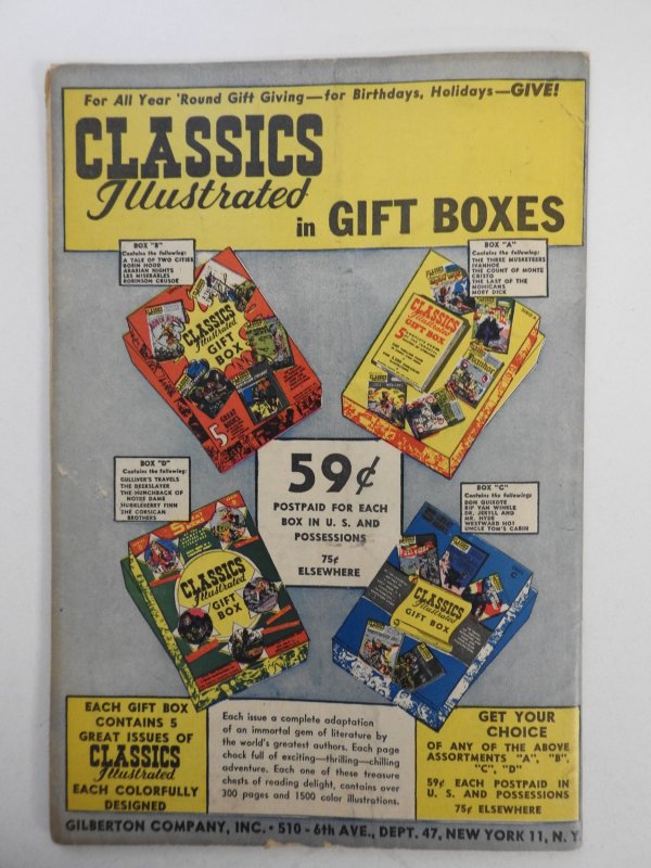 Classics Illustrated #36 (1947) Typee 1st Printing! Solid VG Condition!