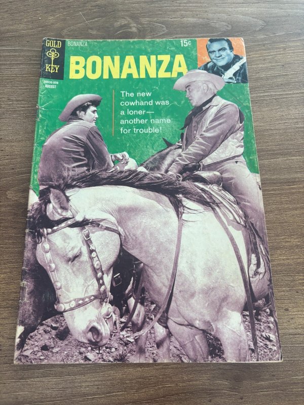Bonanza # 37 FN Gold Key Silver Age Comic Book Photo Cover 6 J437