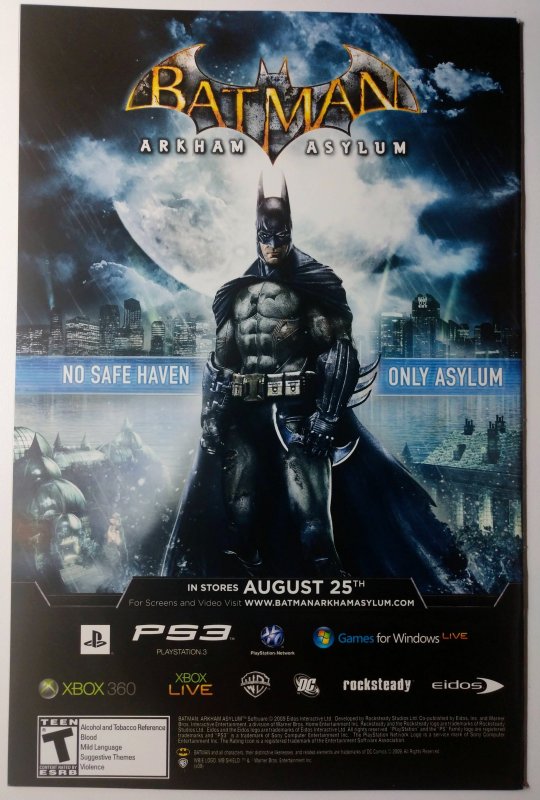 Blackest Night: Batman #1 (8.0, 2009) Sienkiewicz Cover 