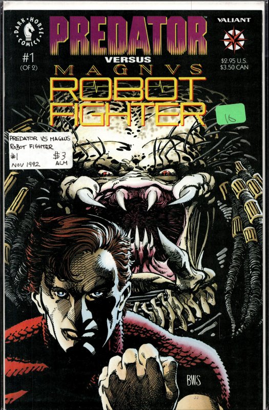 Predator vs. Magnus Robot Fighter #1 (1992) Predator
