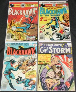 Vintage Marvel/DC Silver-Bronze Age WAR TITLES 7pc Mid Grade Comic Lot Blackhawk