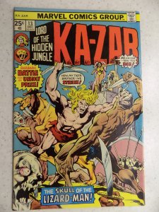 KA-ZAR LORD OF THE HIDDEN JUNGLE # 13