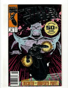 The Silver Surfer # 50 NM 1st Print Marvel Comic Book Thanos Avengers Hulk EJ9