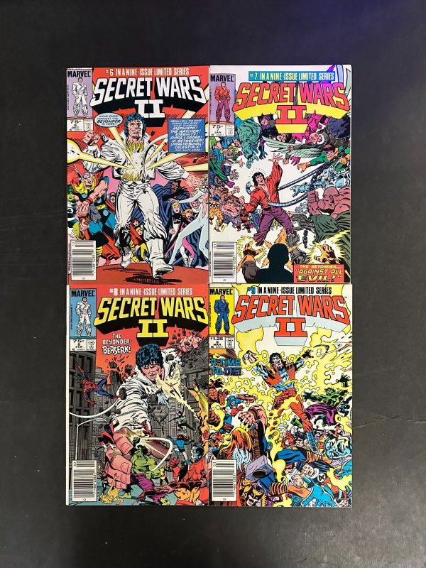 Secret Wars II (1985) #1-9 VF (8.0) Complete Newsstand Set