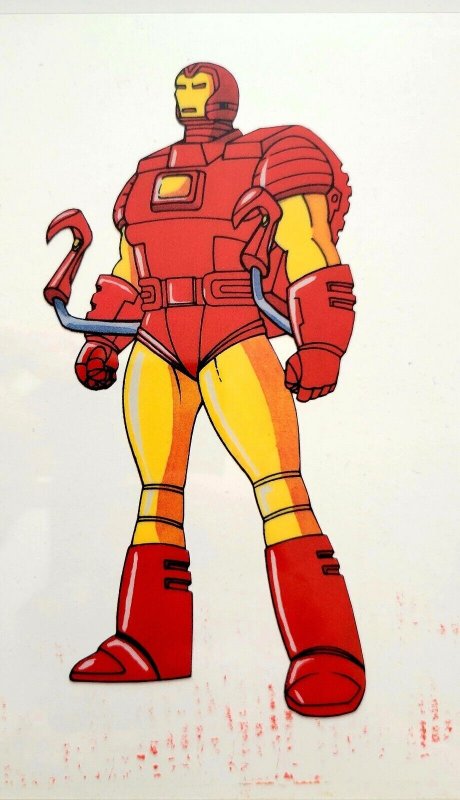 1994 Marvel ACTION HOUR #0 Comic Book w IRON MAN ARMOR ×3 Animation Cel NM