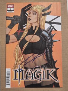 MAGIK #3 MARVEL COMICS 2024 JENNY FRISON VARIANT SIGNED COA