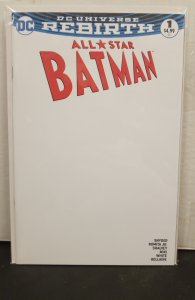 All-Star Batman #1 Blank Cover (2016)